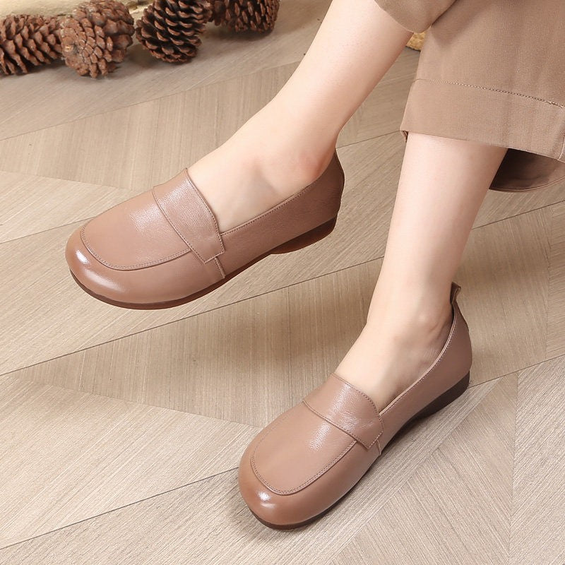 Zapatos de cuero retro