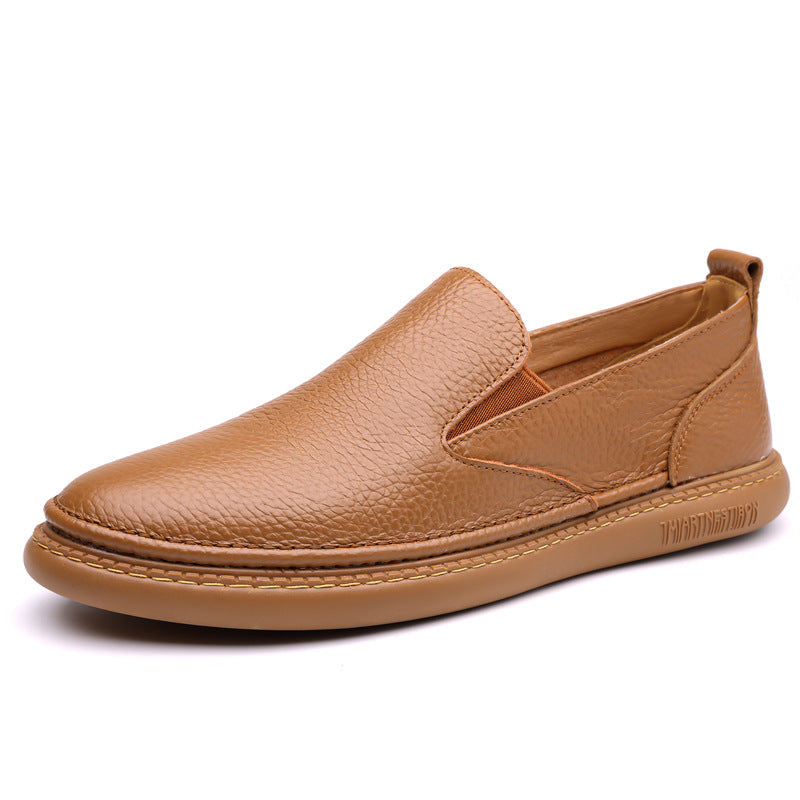 Zapatos de piel de vacuno de grano superior para hombre