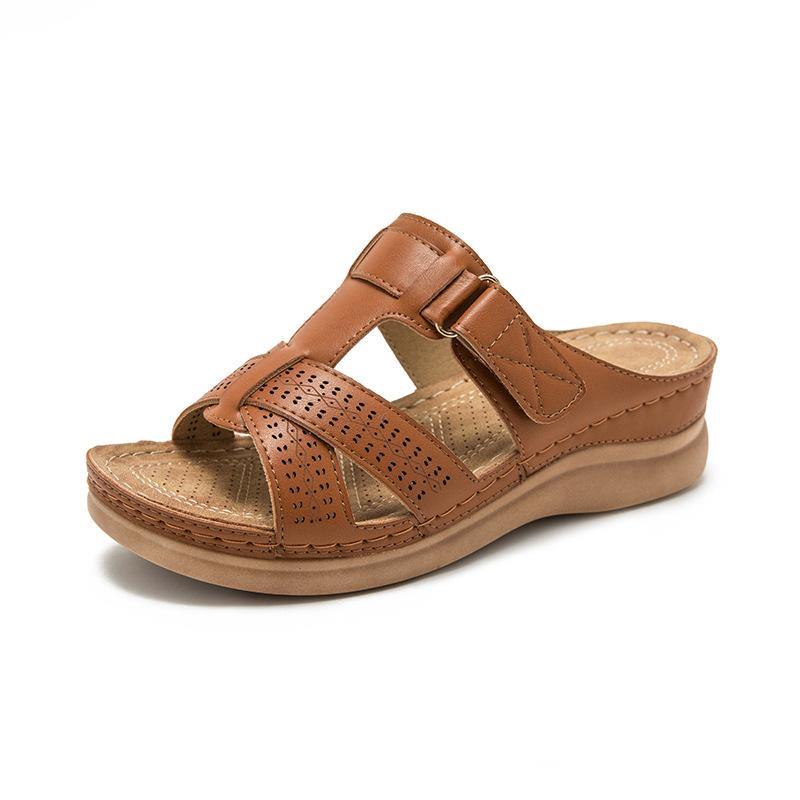 Sandalias cómodas con puntera abierta