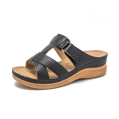 Sandalias cómodas con puntera abierta