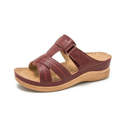 Sandalias cómodas con puntera abierta