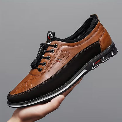 Zapatos hombre casuales outdoor, cosidos a mano