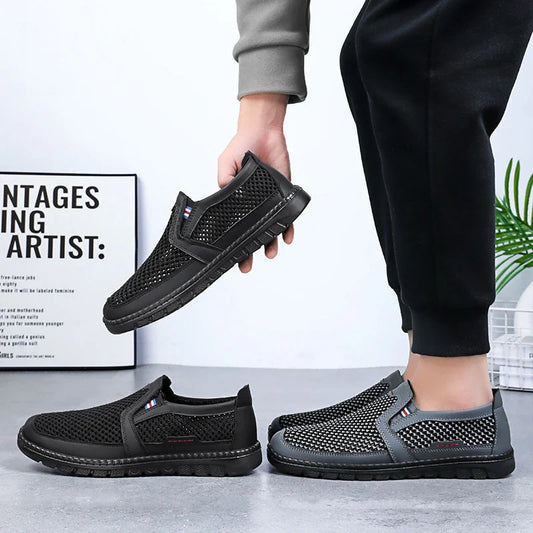 Zapatillas de malla transpirable para hombre