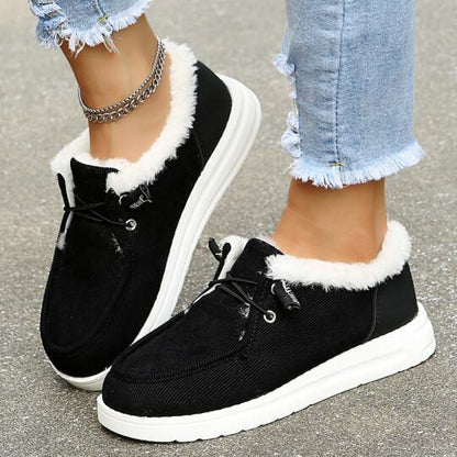 Zapatos forrados en 100% lana.