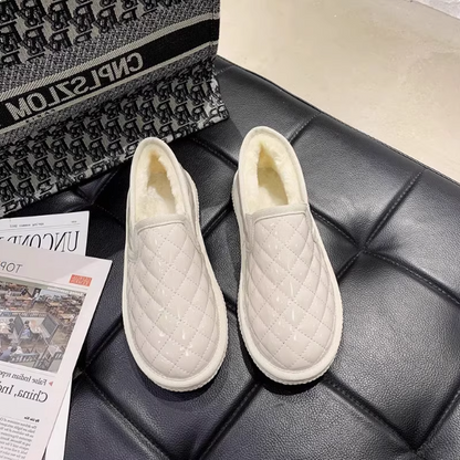 Zapatos de algodón de piel femenina (delgados, reticulados)