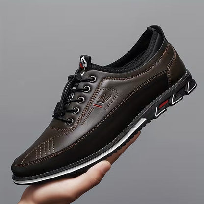 Zapatos hombre casuales outdoor, cosidos a mano